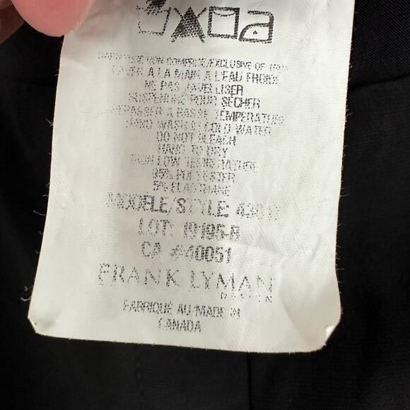 Frank Lyman Womens‎ Size 22 Pull On Pants Black Dress Career Slinky Seamed - Picture 9 of 12